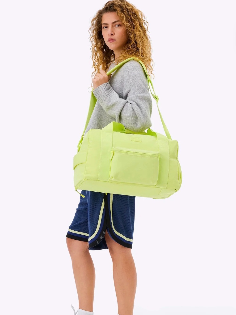 BEIS The Sport Duffle Backpack 
in Limone